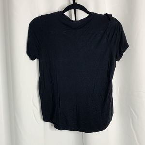 H&M Tops - H&M Black ruffle front blouse S H&M Tops - H&M Black ruffle front blouse S